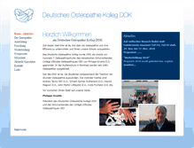 Tablet Screenshot of osteopathie-kolleg.com